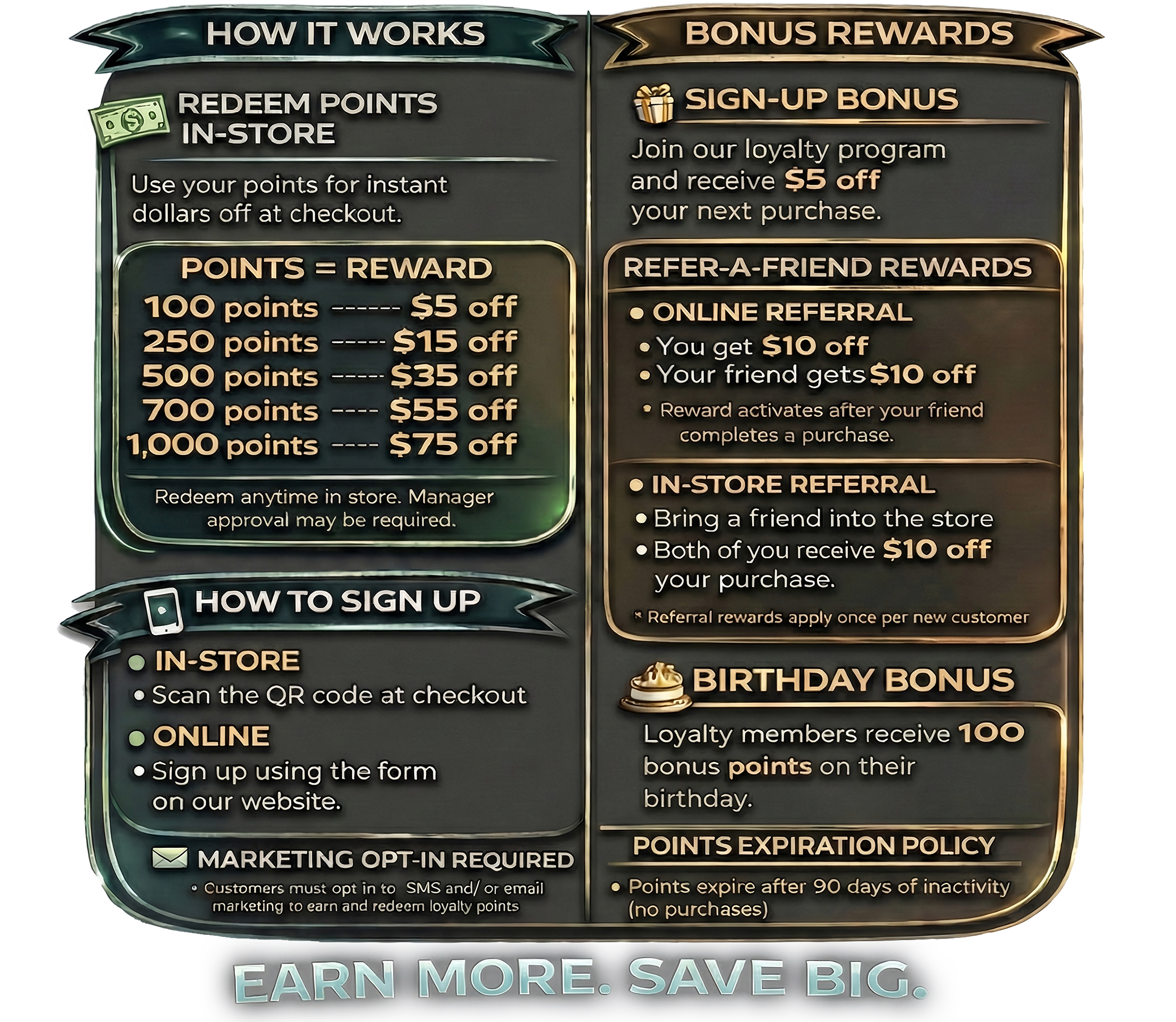 Loyalty Landing Page