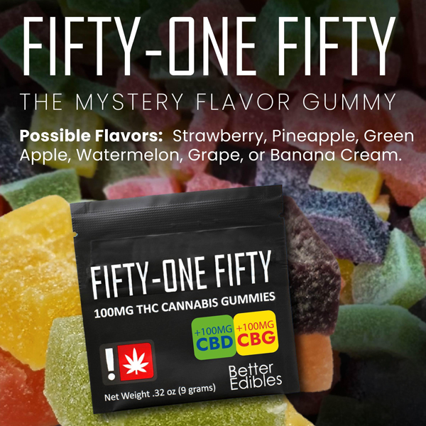 1:1:1 THC:CBD:CBG 'Trips'