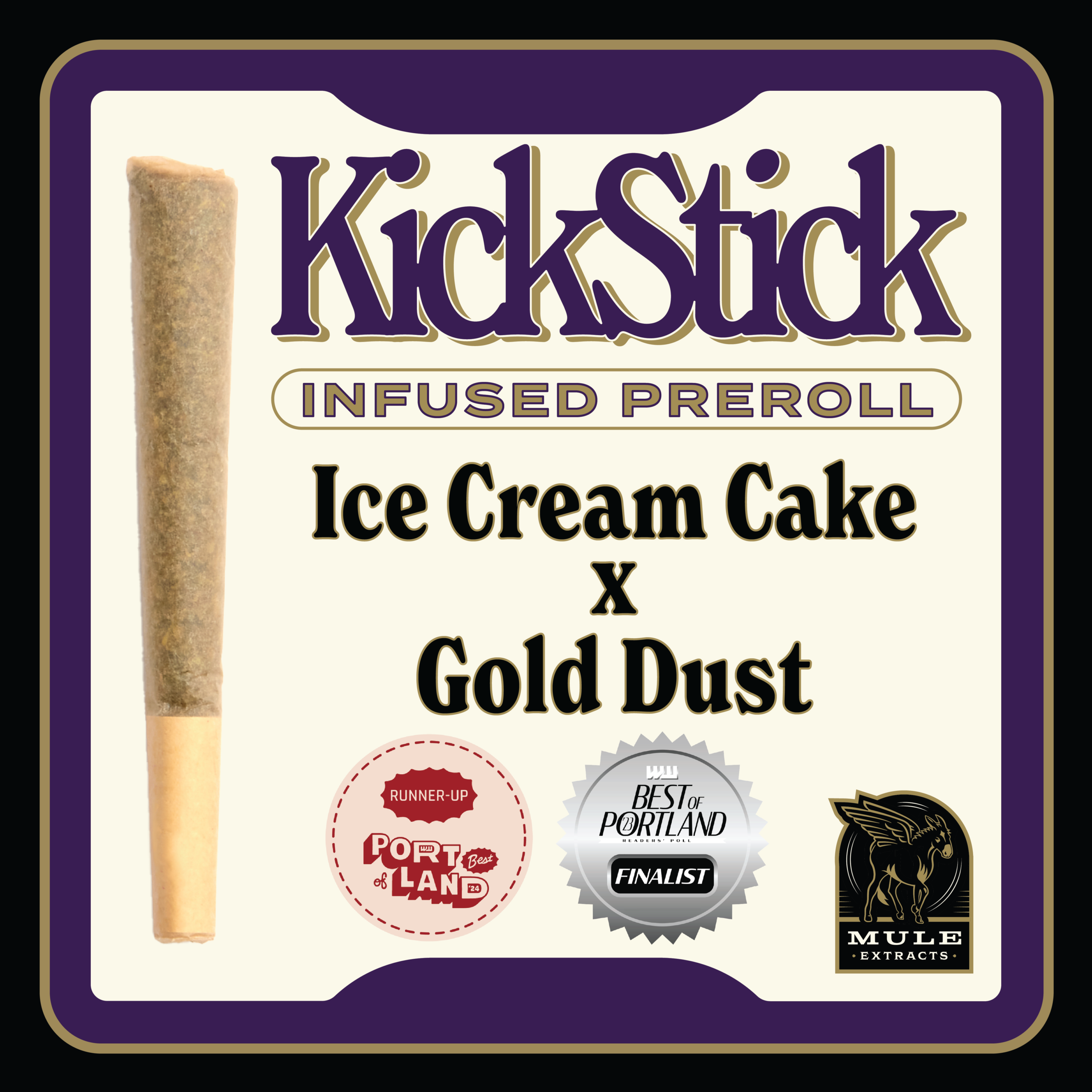 Ice Cream Cake x Gold Dust