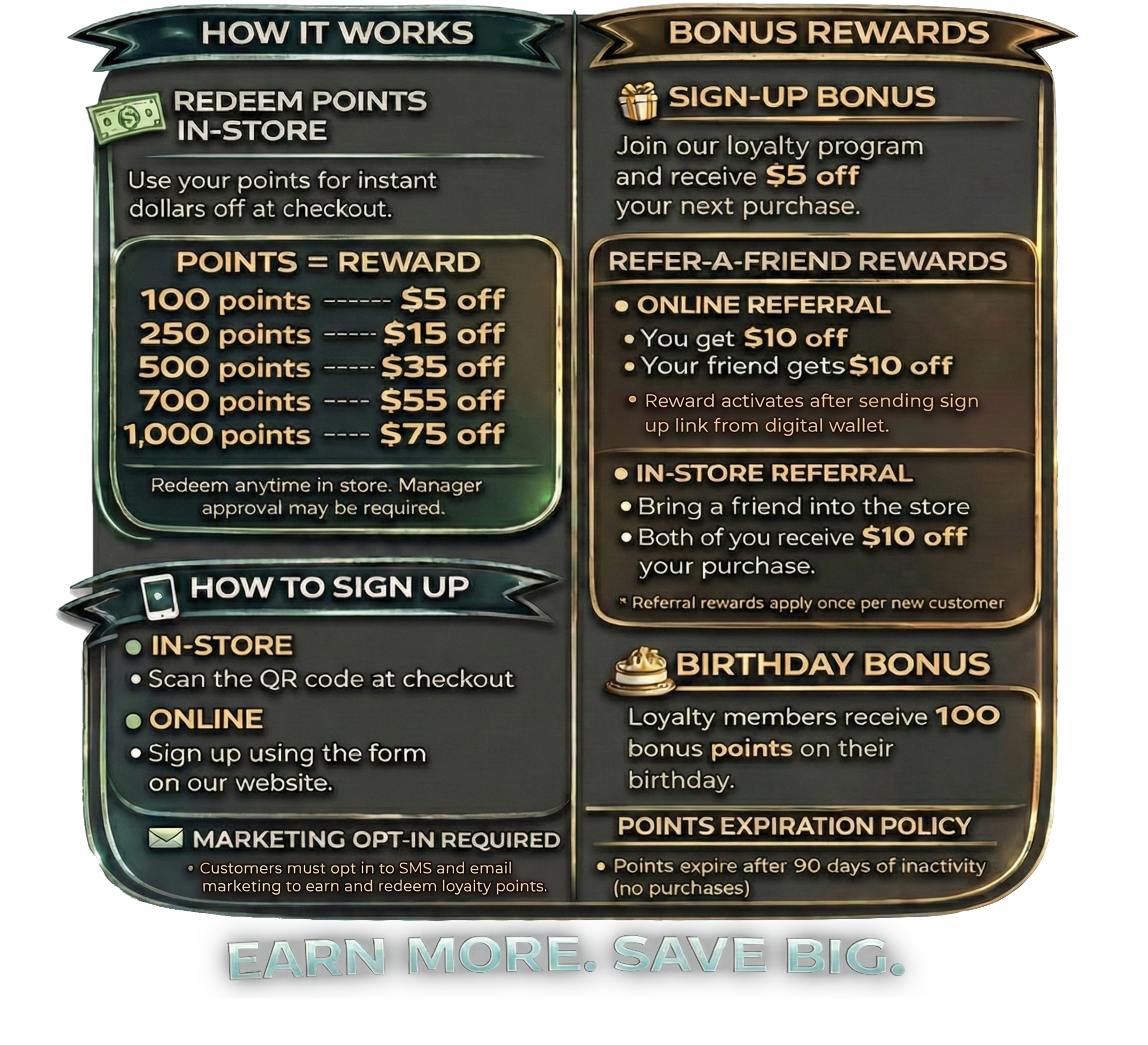 Loyalty Landing Page