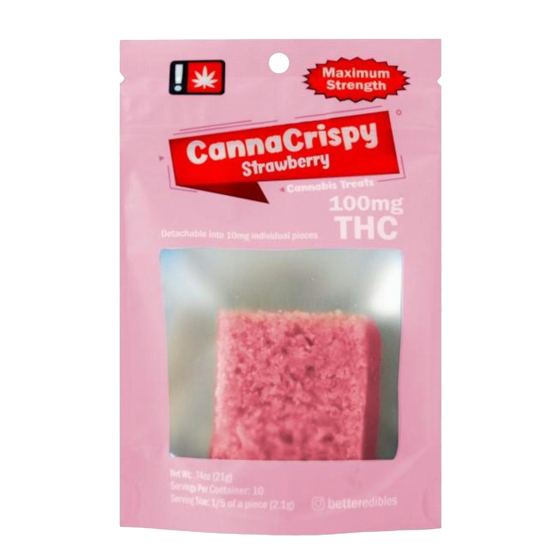 Strawberry "cannacrispy"